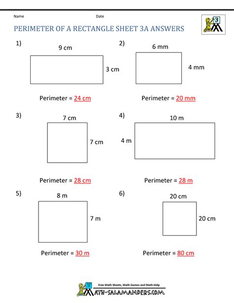 Perimeter of a Rectangle