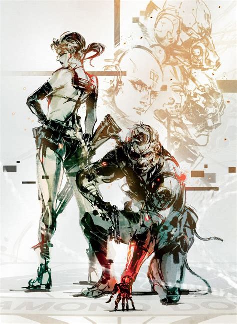 Quiet & Big Boss Illustration - Metal Gear Solid V Art Gallery