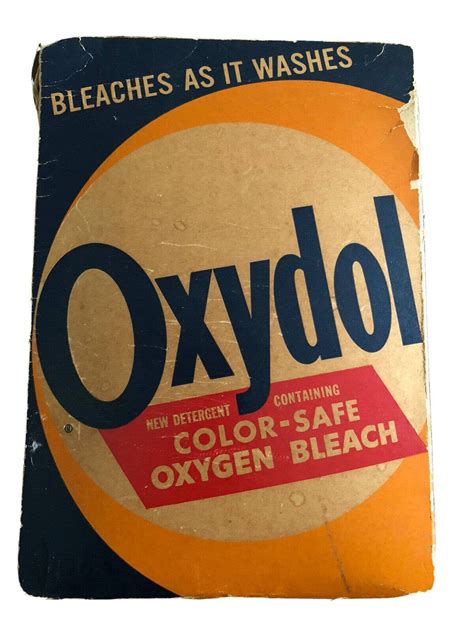 Oxydol Laundry Detergent Early 1956 First Production Unused NOS 1 Lb 4 Oz - Etsy