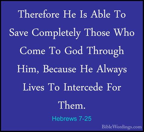 Hebrews 7 - Holy Bible English - BibleWordings.com