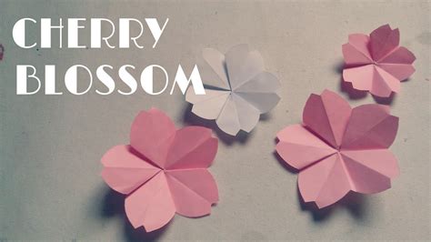 Origami Cherry Blossom - Origami Easy - YouTube