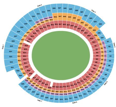 Melbourne Cricket Ground Map – Verjaardag Vrouw 2020