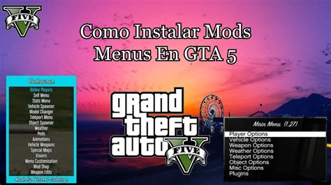 Como Instalar Mods Menus En GTA 5 Con PS3 HEN - YouTube