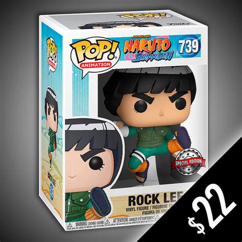 Funko Pop! Naruto Shippuden: Rock Lee #739 – Chalice Collectibles