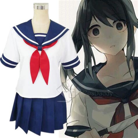 Yandere Simulator Ayano Aishi Yandere-Chan Cosplay Costume