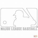 Dodgers Baseball Logo Coloring Page Pages sketch template