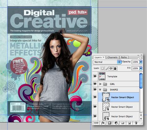 Create a Five-color Magazine Cover using a Spot Metallic | Envato Tuts+