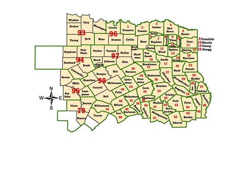 Wims County Id Maps - Map Of Northeast Texas Counties | Printable Maps