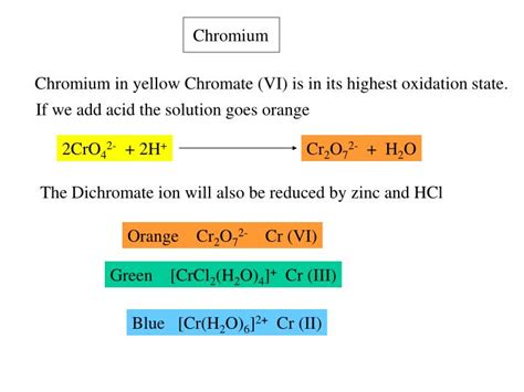 PPT - Variable oxidation states PowerPoint Presentation - ID:3450341