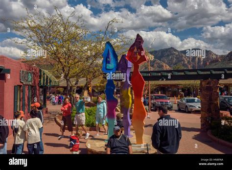 Downtown Sedona. Arizona. USA Stock Photo - Alamy