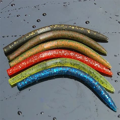 14cm 8.5g Senko Worm Fishing Lure For Neko Rig Wacky Rig Soft Silicone Gemany Material Tough ...