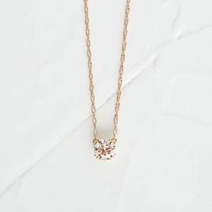 14k Gold Diamond Solitaire Necklace / Bridesmaid Gift / - Etsy