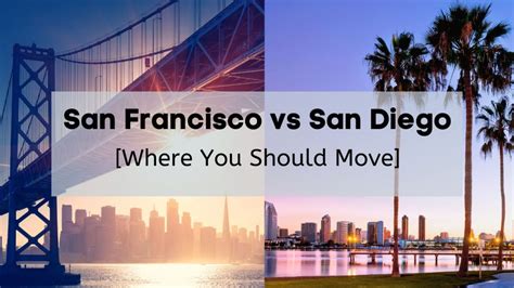 San Francisco vs San Diego | ⭐️🏄‍♀️ Comparison, Pros & Cons, Which City is Better for You?