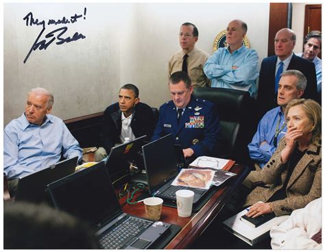 Lot Detail - Joe Biden Signed ''Situation Room'' 14'' x 11'' Photo ...