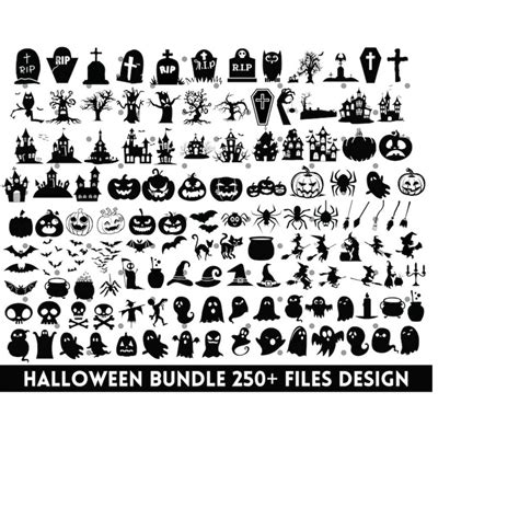 Halloween Bundle SVG, Halloween Clipart, Halloween Signs, Ha - Inspire ...