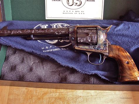 USFA .45 Colt SAA Armory D Engraved... for sale at Gunsamerica.com: 992731814