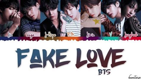 Arti Lirik Lagu Bts Fake Love