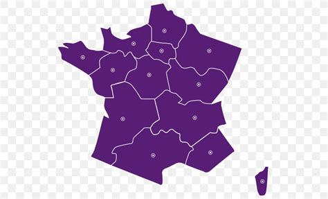Regions Of France Map, PNG, 541x497px, France, Depositphotos, Europe, Lilac, Magenta Download Free
