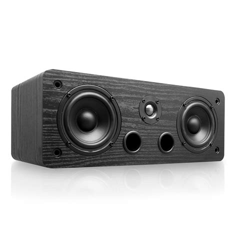 Buy Pyle Center Channel Speaker Wooden Center Channel Speaker with Dual ...