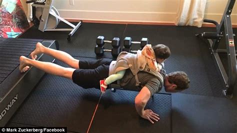 Facebook's Mark Zuckerberg works out with his daughter | Daily Mail Online