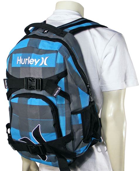 Hurley Honor Roll Skateboard Backpack - Black / Blue