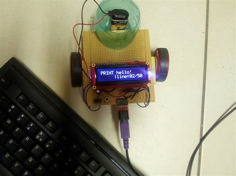 Cheap Robot With On-board Code Editor (PS/2 Keyboard Code Input,EEPROM Storage) : 6 Steps (with ...