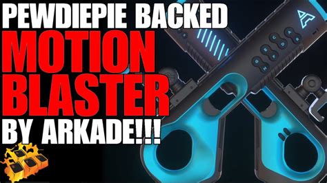 PEWDIEPIE BACKED MOTION BLASTER! ARKADE BLASTER!! SMARTPHONE BLASTER!! ARKADE BLASTER REVIEW ...