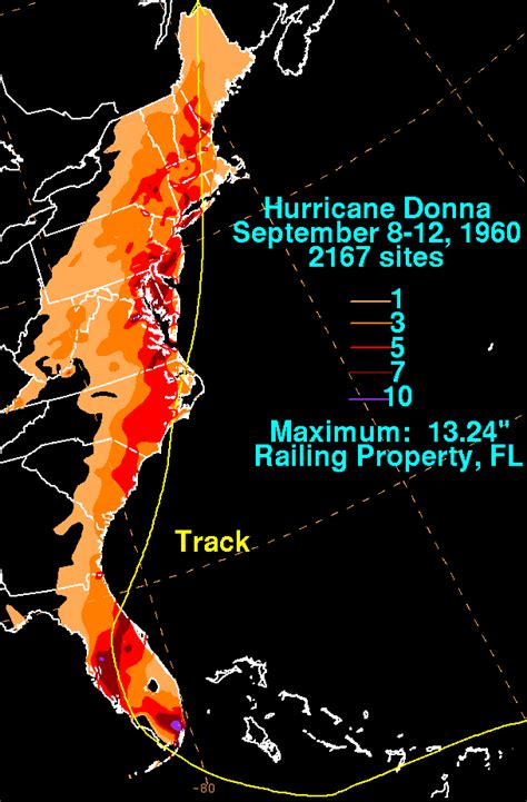 Hurricane Donna - September 3-12, 1960