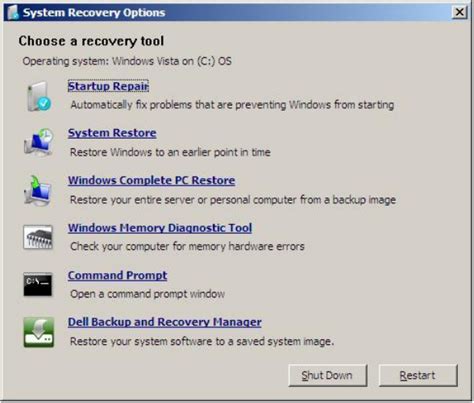 System Recovery Options: Guide for Windows Vista, 7, 8, 8.1 and 10