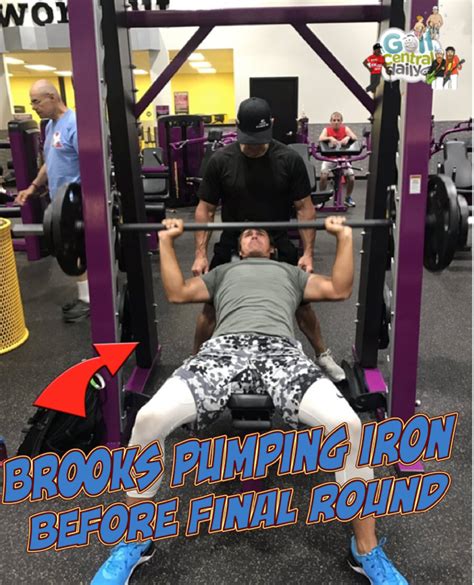 Pic Of The Week Is Brooks Koepka Pumping Iron In Gym Before Final Round ...