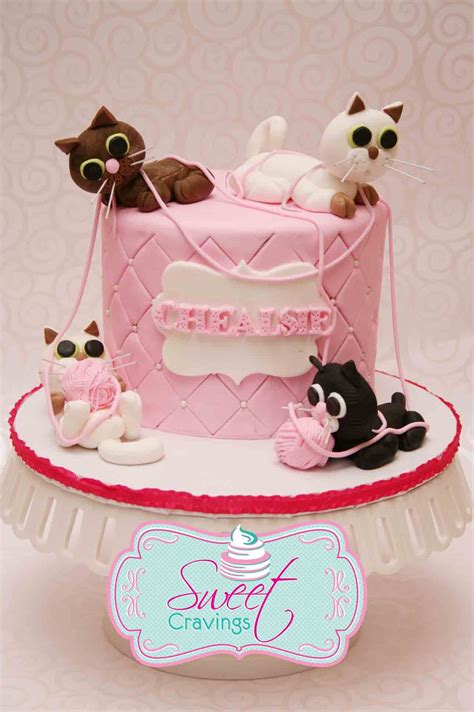 fondant cat birthday cake | Birthday cake for cat, Creative birthday cakes, Fondant cat