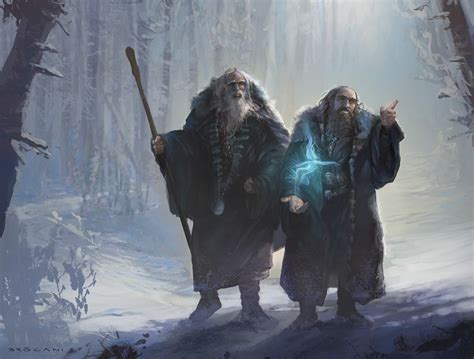 Alatar and Pallando - The Blue Wizards | Fantasy characters, Fantasy ...