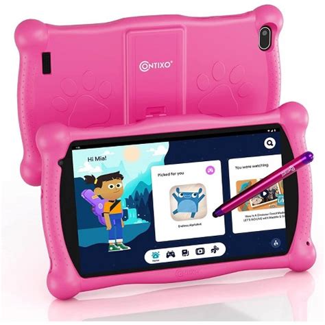 Contixo V10 7" Kids Tablet, 2gb Ram, 16gb Storage, Android 11 Go, Learning Tablet For Children ...