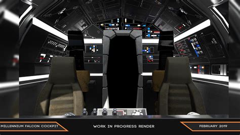 Cameron Robertson - WIP - Millennium Falcon Cockpit