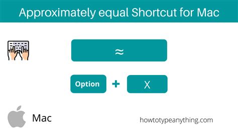 Type approximately equal to symbol in Word/Excel (On Keyboard) - How to ...