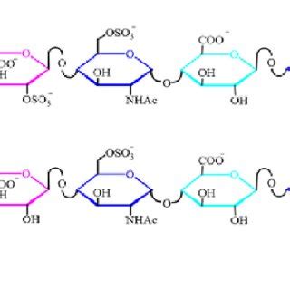 Illustration of heparin and heparan sulfate (HS) structure. | Download Scientific Diagram