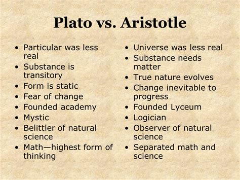 Socrates Plato Aristotle Comparison Chart