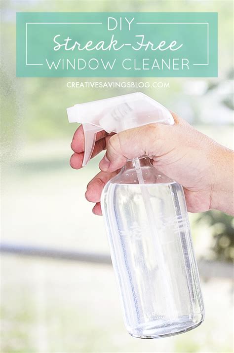 Homemade Window Cleaner with Vinegar