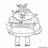 Trolls Bergens Coloring Pages  BubaKidscom sketch template