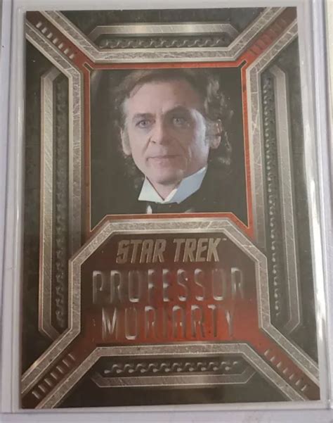 STAR TREK INFLEXIONS - VILLAINS LASER CUT- Professor Moriarty - PC6 - 73/100 $11.00 - PicClick