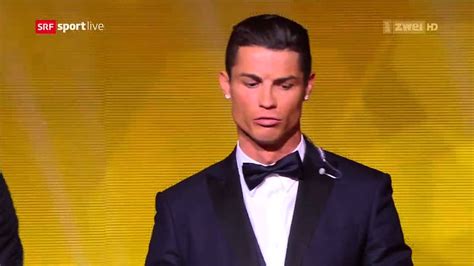 Ronaldo Ballon d'Or 2014 Scream - YouTube