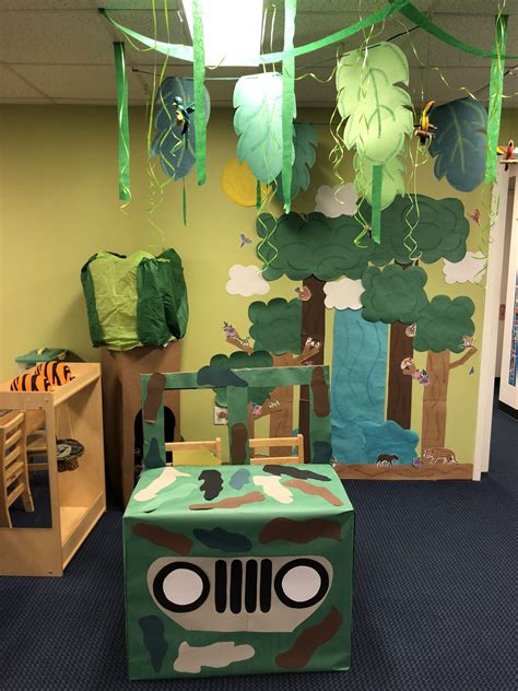 Rainforest dramatic play! | Dramatic play preschool, Dramatic play themes, Dinosaur activities ...