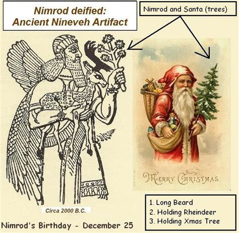 Santa Claus from Babylon 2000bc..? | Origin of christmas, Pagan ...