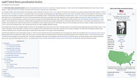 1948 Presidential Election : r/AlternateHistory