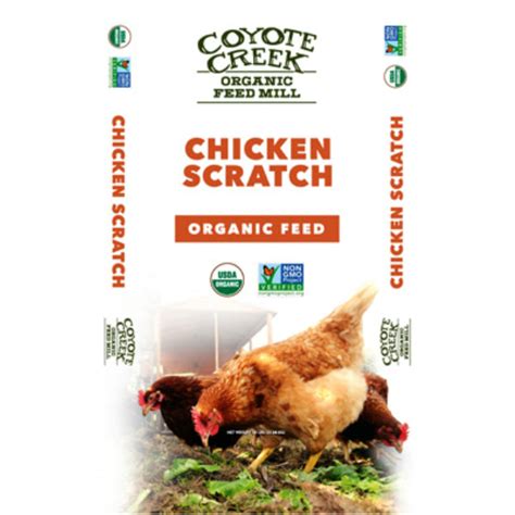 Coyote Creek 212 Organic Chicken Scratch Feed, 50 Lbs – Toolbox Supply