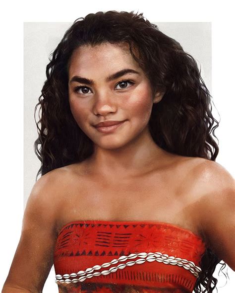 Disney princess moana, Real life disney characters, Disney art