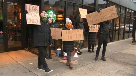 Video Starbucks employees on strike - ABC News