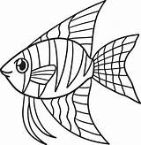 Angelfish Isolated Coloring Page For Kids 10789501 Vector Art At Vecteezy sketch template