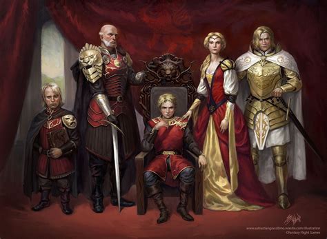 Lannister Family | Lannister family, Lannister art, Game of thrones art