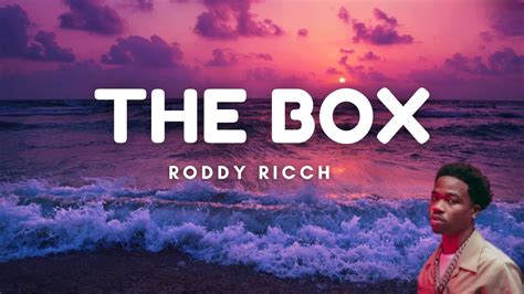 Roddy Ricch - The Box (Lyrics) - YouTube